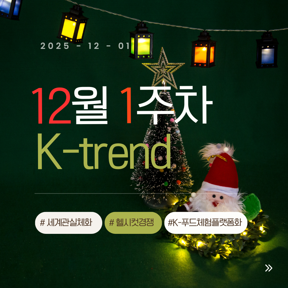 [K-Trend 12월 1주차] 세계관이 식품이 되는 시대